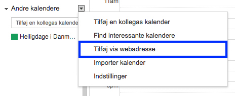 Hvordan synkroniserer jeg kalenderen med min egen? Hvordan synkroniserer jeg kalenderen med min egen?